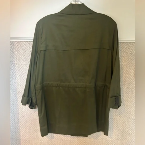 Sandro Olive Trench Coat - Picture 8 of 15